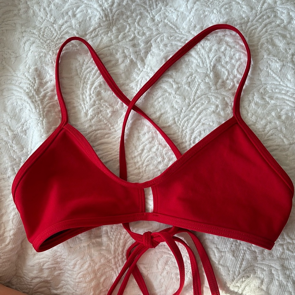 Red Jolyn Vent Top